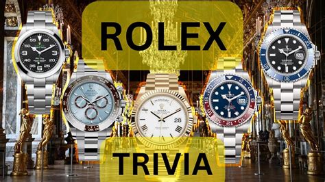 rolex watch trivia|rolex watches quiz.